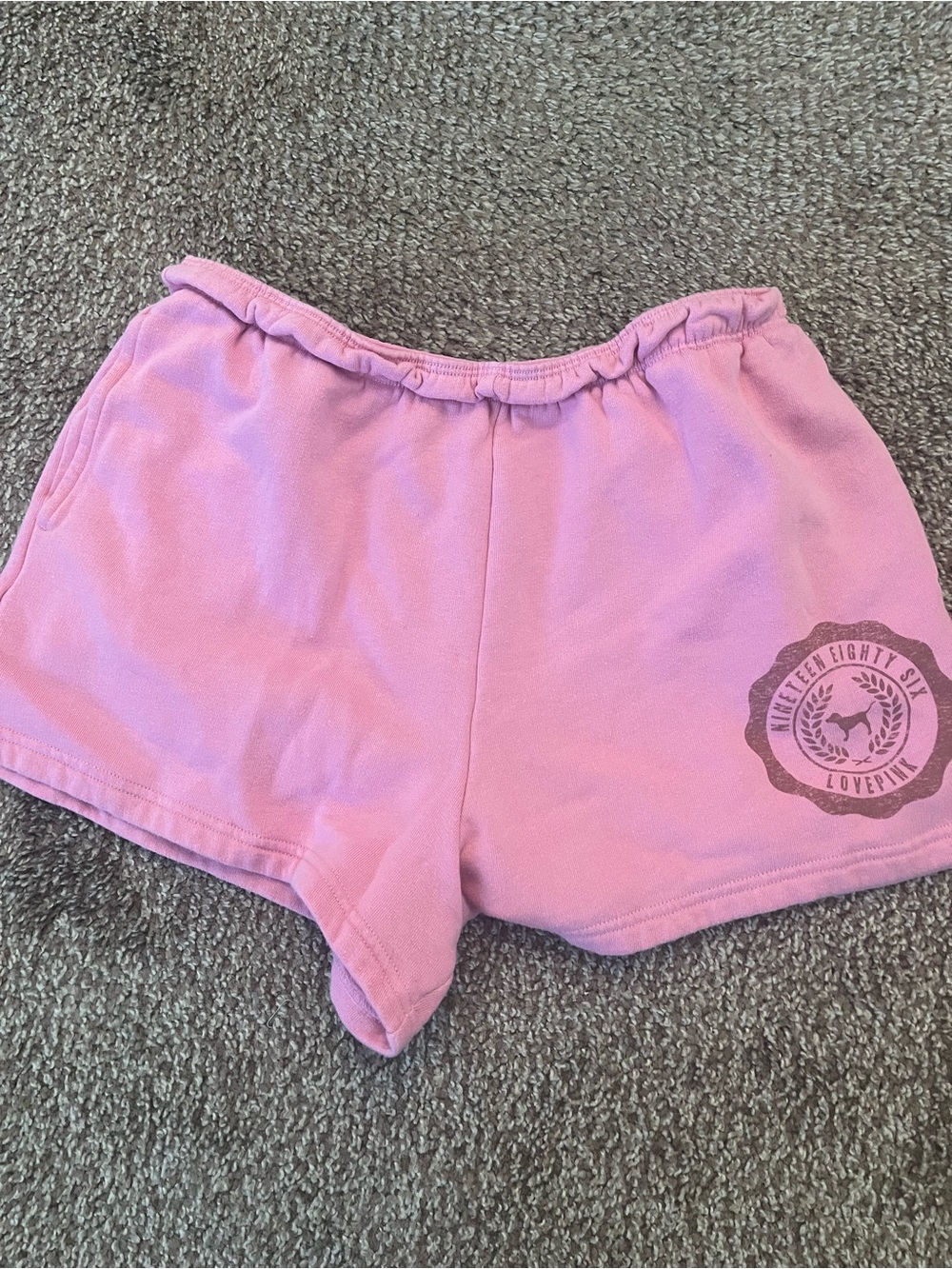 PINK Victoria's Secret Pink Logo Athletic Shorts